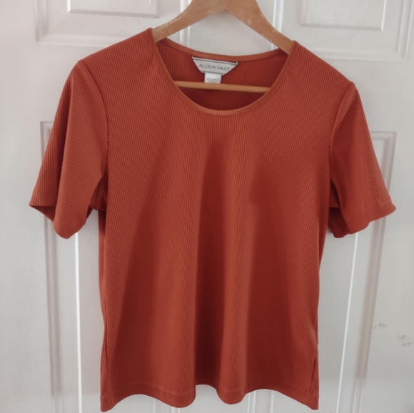 Allison Daley Short Sleeves Women's Blouse. Size M - Picture 2 of 7